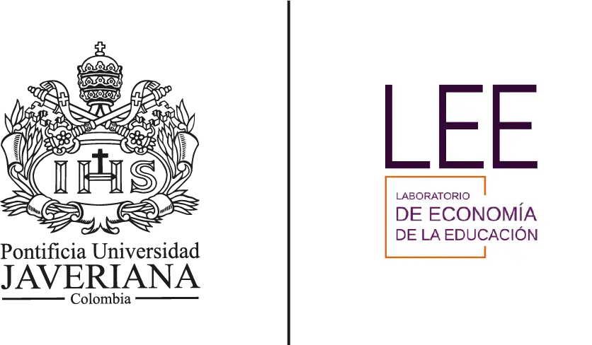 Logo de la Universidad Javeriana y el Laboratorio de economía de la educación para el estudio de Morphy