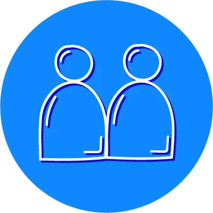 Icono club Morphy, representa dos personas.