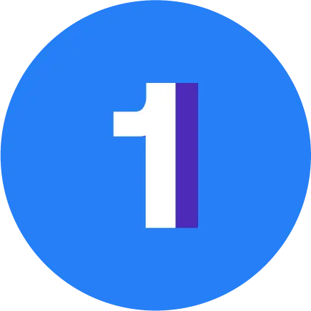 Icono de numero uno