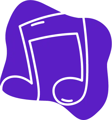 Icono de una nota musical para la sección Morphy en casa.