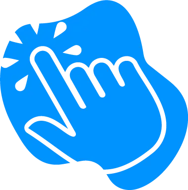 Icono de una mano para referir a los juegos que se encuentran en Morphy en casa