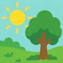 Ilustración de un día soleado, de una actividad del clima en Morphy